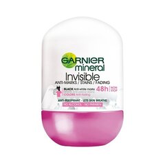 Rulldeodorant Garnier Mineral Invisible 48H, 50 ml hind ja info | Deodorandid | kaup24.ee