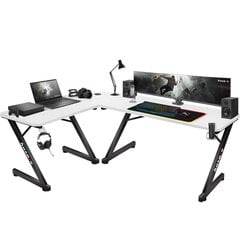 Mängurilaud Huzaro Hero 7.0 Gaming Desk White цена и информация | Компьютерные, письменные столы | kaup24.ee