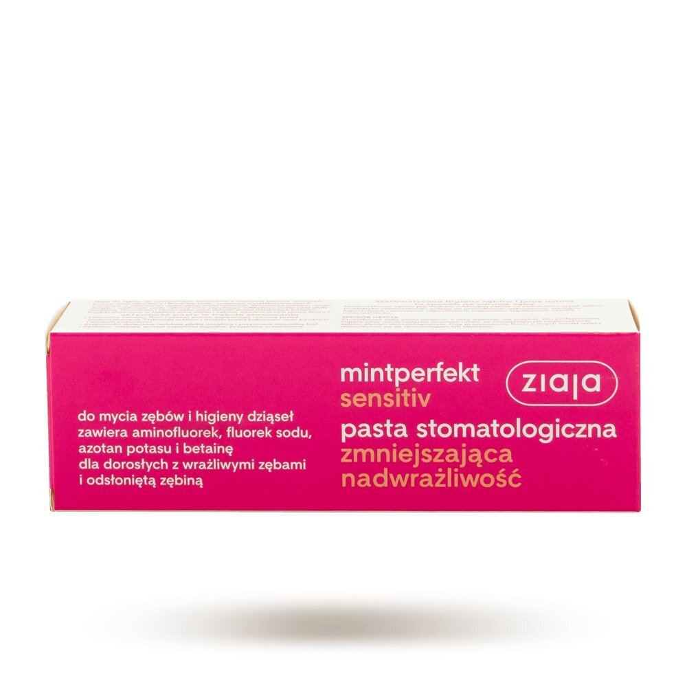 Hambapasta Ziaja Mintperfekt Sensitiv 75 ml цена и информация | Suuhügieen | kaup24.ee