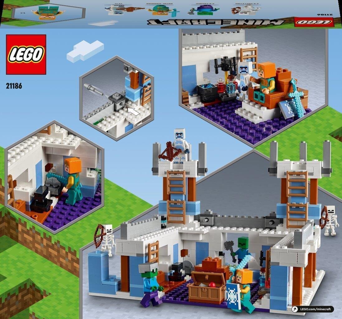 21186 LEGO® Minecraft Jääloss hind ja info | Klotsid ja konstruktorid | kaup24.ee