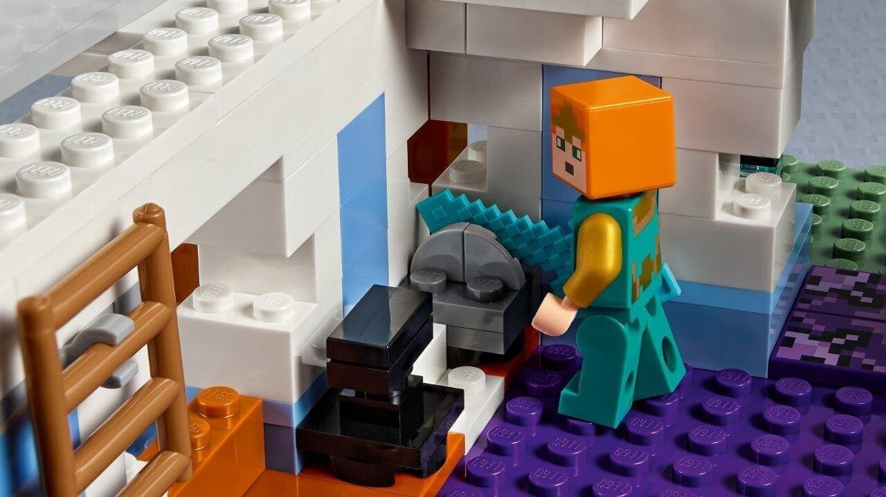 21186 LEGO® Minecraft Jääloss цена и информация | Klotsid ja konstruktorid | kaup24.ee