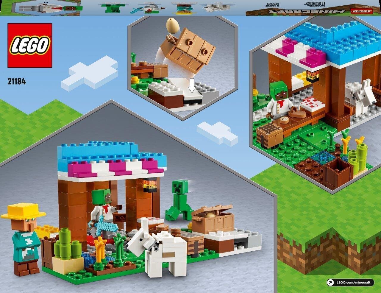 21184 LEGO® Minecraft Pagariäri hind ja info | Klotsid ja konstruktorid | kaup24.ee