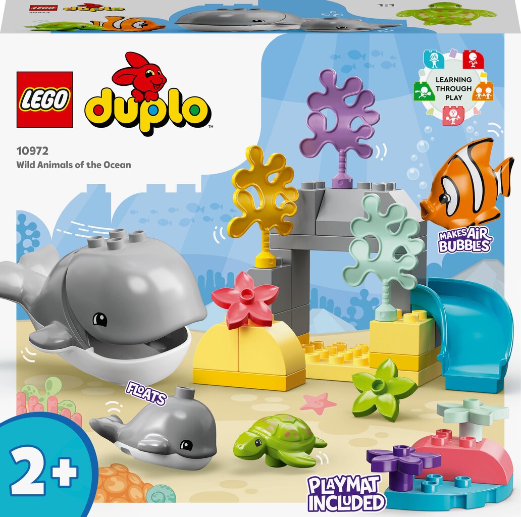 10972 LEGO® DUPLO Metsikud ookeaniloomad цена и информация | Klotsid ja konstruktorid | kaup24.ee