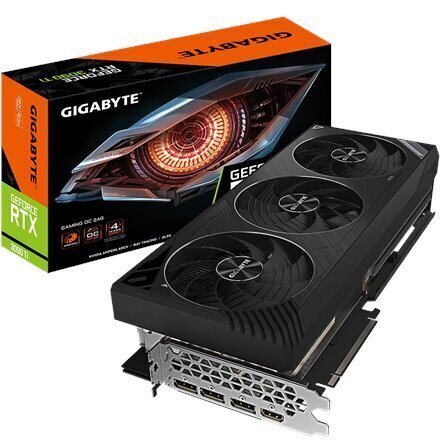 Graafikakaart, GIGABYTE, NVIDIA GeForce RTX 3090 Ti, GV-N309TGAMINGOC-24GD hind ja info | Videokaardid (GPU) | kaup24.ee