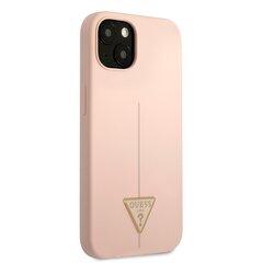 Guess Silicone Line Triangle Case for iPhone 13 Pink hind ja info | Telefoni kaaned, ümbrised | kaup24.ee