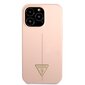 Guess Silicone Line Triangle Case for iPhone 13 Pro Max Pink цена и информация | Telefoni kaaned, ümbrised | kaup24.ee