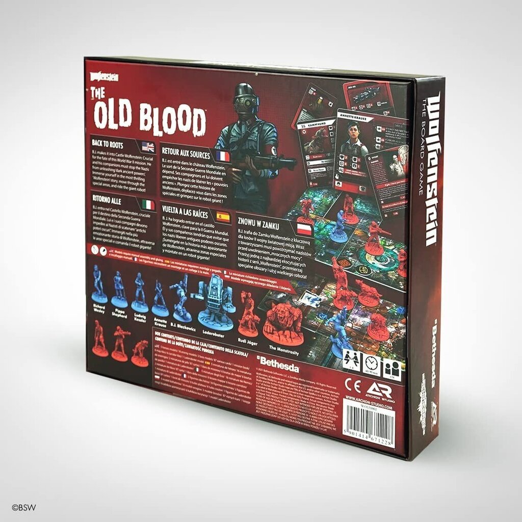 Lauamäng Wolfenstein: The Board Game - Old Blood Expansion hind ja info | Lauamängud ja mõistatused | kaup24.ee