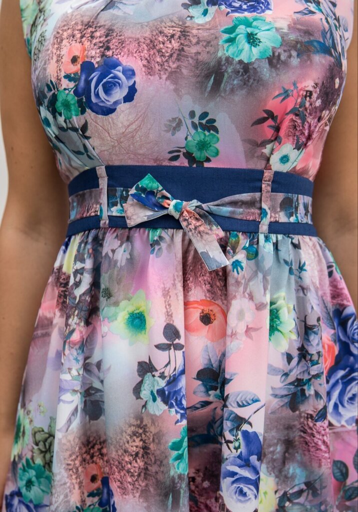 Lillemustriga kleit цена и информация | Kleidid | kaup24.ee