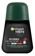 Rulldeodorant Garnier Invisible Protection 72H meestele, 50 ml hind ja info | Deodorandid | kaup24.ee