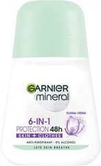 Шариковый дезодорант Garnier Mineral Protection 6, 50 мл цена и информация | Дезодоранты | kaup24.ee