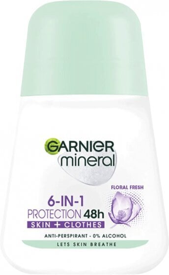 Rulldeodorant Garnier Mineral Protection 6, 50 ml цена и информация | Deodorandid | kaup24.ee