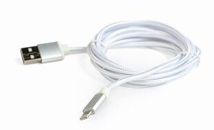 Gembird CCB-mUSB2B-AMLM-6-S, USB-A/Lightning, 1.8 м цена и информация | Кабели и провода | kaup24.ee