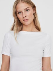 Naiste T-särk Vero Moda, valge 10231753*02 hind ja info | Vero Moda Jalanõud, riided ja aksessuaarid | kaup24.ee