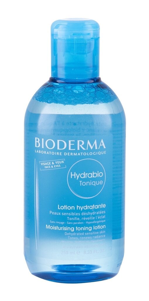 Niisutav näotoonik Bioderma Hydrabio 250 ml hind ja info | Näopuhastusvahendid | kaup24.ee