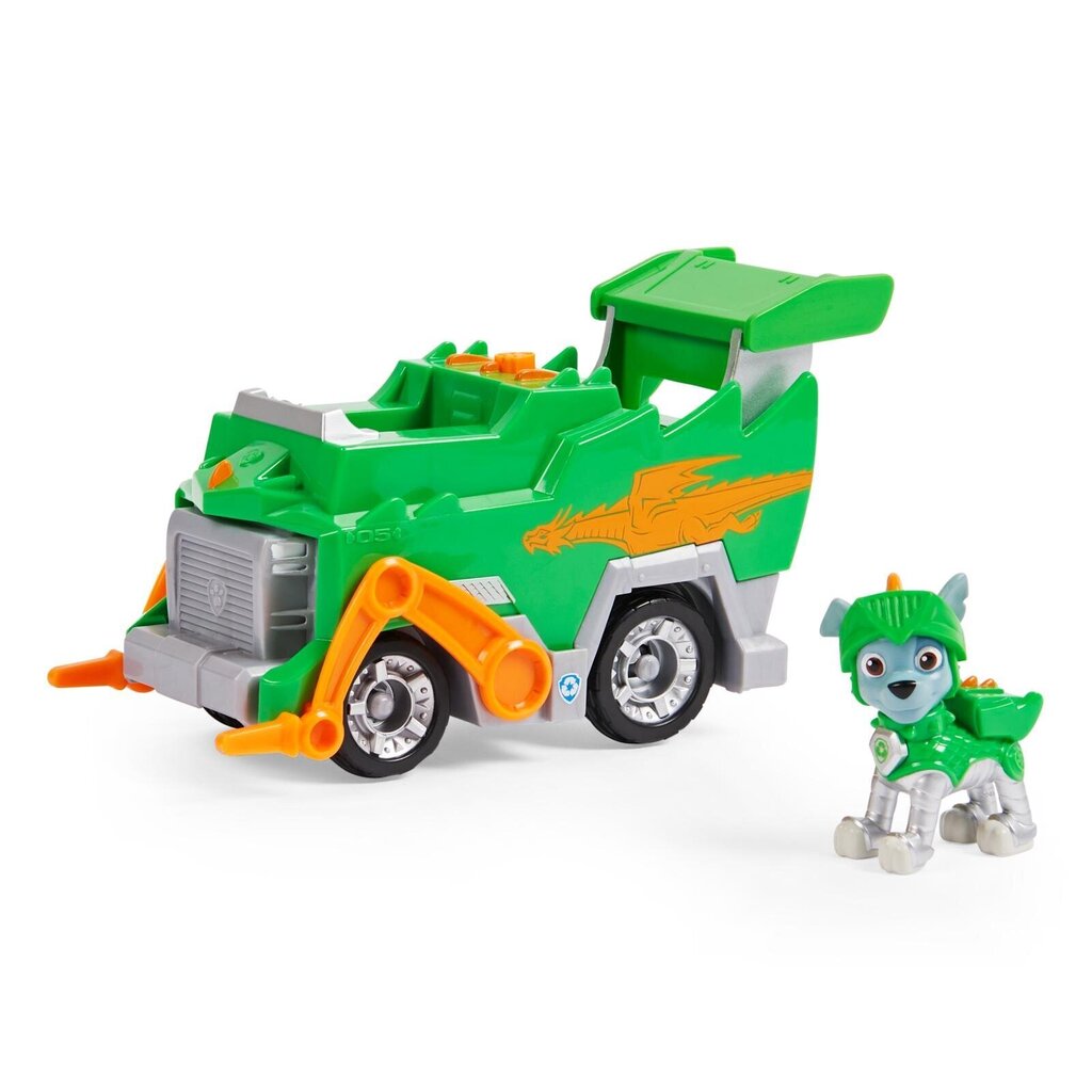 Päästepatrull Rescue Knights Rocky koos sõidukiga Käpapatrull (Paw Patrol), 6063588 цена и информация | Poiste mänguasjad | kaup24.ee