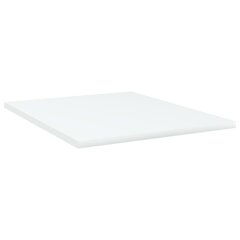 vidaXL riiuliplaadid 4 tk, valge, 40x50x1,5 cm, puitlaastplaat hind ja info | Riiulid | kaup24.ee