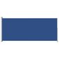 vidaXL lahtitõmmatav terrassi külgsein, 220 x 500 cm, sinine цена и информация | Päikesevarjud, markiisid ja alused | kaup24.ee