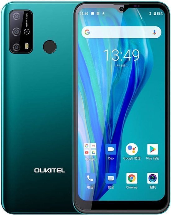 Oukitel C23 Pro, 64GB, Dual SIM, Keppel Green hind ja info | Telefonid | kaup24.ee