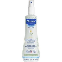 Детский спрей для тела и волос Mustela, 200 мл цена и информация | Косметика для мам и детей | kaup24.ee