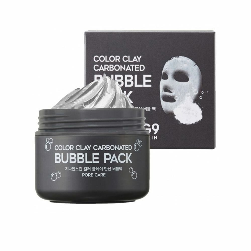 Pooripuhastusmask G9 Skin Bubble Pack Süsimust Savi (100 g) цена и информация | Näomaskid, silmamaskid | kaup24.ee