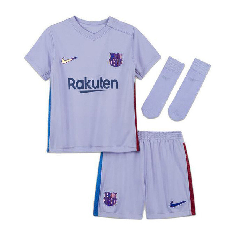 Laste Jalgpallivarustuse Komplekt Nike FC Barcelona 2020/21 Away hind ja info | Poiste särgid | kaup24.ee