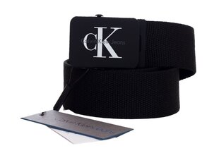 Мужской ремень Calvin Klein 4 см MONOGRAM CANVAS BELT K50K504466 001 23907 цена и информация | Мужские ремни | kaup24.ee