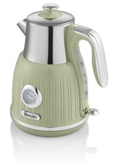 Swan SK31040GN electric kettle 1.5 L Green 3000 W hind ja info | Veekeetjad | kaup24.ee