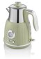 Swan SK31040GN electric kettle 1.5 L Green 3000 W цена и информация | Veekeetjad | kaup24.ee