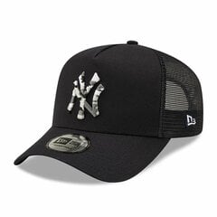 Спортивная кепка New Era Trucker New York Yankees Чёрная цена и информация | Мужские шарфы, шапки, перчатки | kaup24.ee