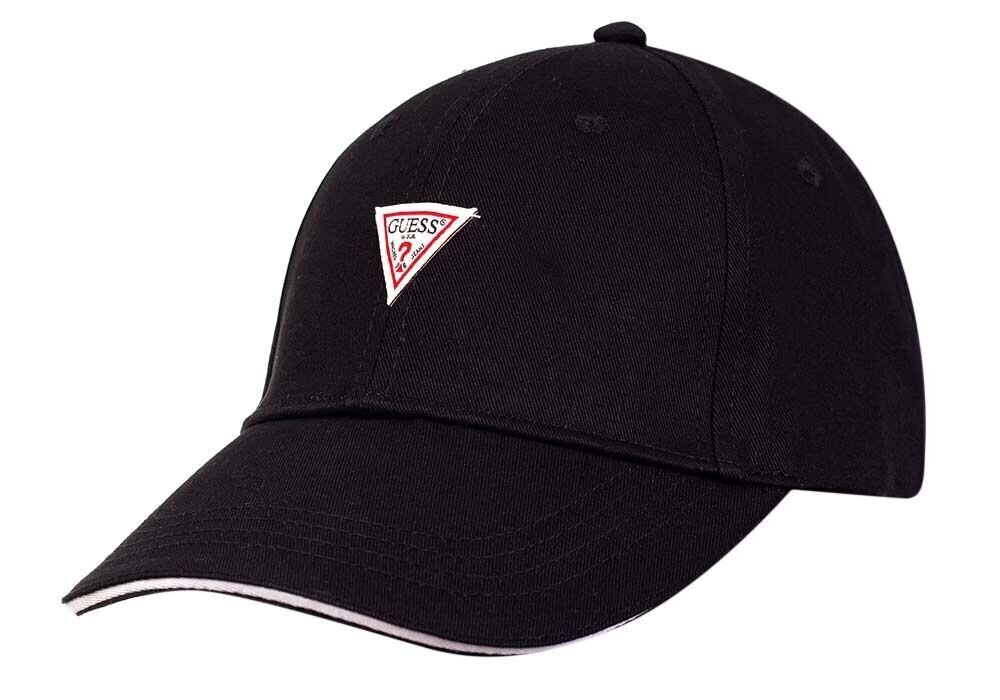 GUESS meeste müts TRIANGLE LOGO CAP BLACK M1YZ57WBN60 JBLK 35643 hind ja info | Meeste sallid, mütsid ja kindad | kaup24.ee