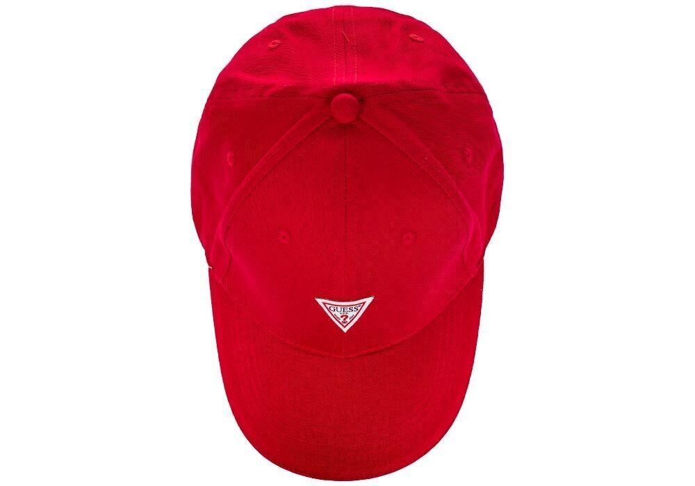 GUESS meeste müts TRIANGLE LOGO CAP RED M1YZ57WBN60 G532 35642 hind ja info | Meeste sallid, mütsid ja kindad | kaup24.ee