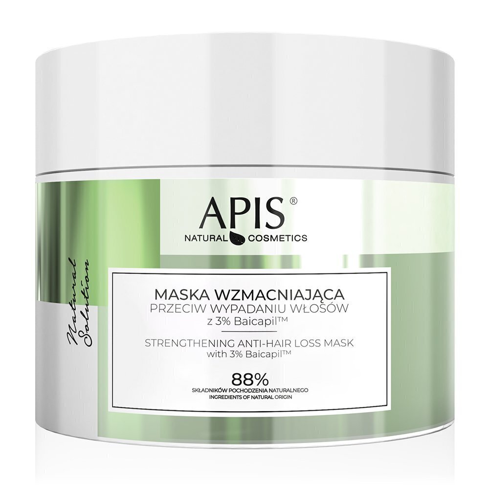 Mask juuste väljalangemise vastu Apis 3% Baicapil 200 ml hind ja info | Maskid, õlid, seerumid | kaup24.ee