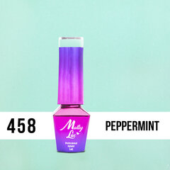 Гель лак для ногтей Molly Lac - BonBons Peppermint 5ml Но. 458 цена и информация | Лаки для ногтей, укрепители для ногтей | kaup24.ee