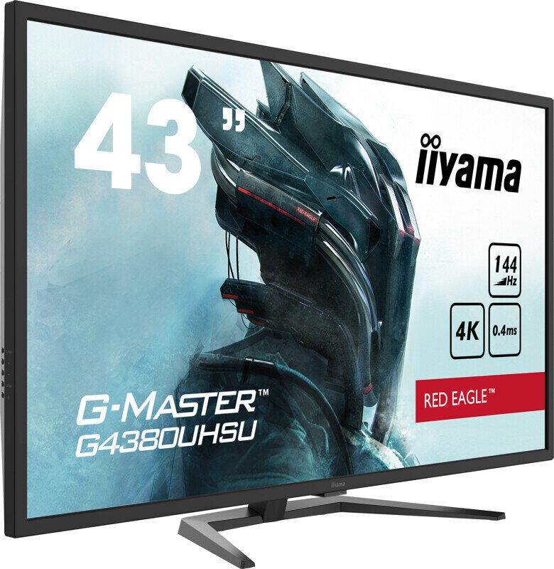 43" 4K UHD mänguri monitor iiyama G-MASTER G4380UHSU-B1 hind ja info | Monitorid | kaup24.ee