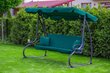 Lahtikäiv aiakiik Funfit Garden Relax Plus, roheline цена и информация | Aiakiiged | kaup24.ee