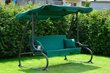 Lahtikäiv aiakiik Funfit Garden Relax Plus, roheline цена и информация | Aiakiiged | kaup24.ee