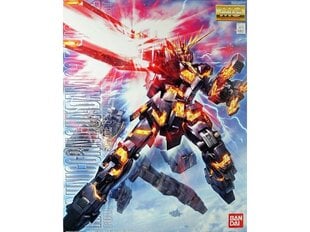 Сборная Gunpla модель Bandai - MG RX-0 Unicorn Gundam 02 Banshee, 1/100, 63045 цена и информация | Конструкторы и кубики | kaup24.ee