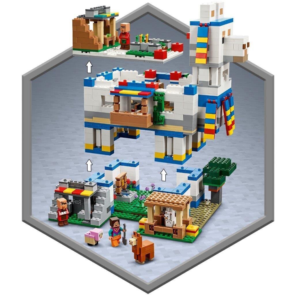 21188 LEGO® Minecraft Laamade küla hind ja info | Klotsid ja konstruktorid | kaup24.ee