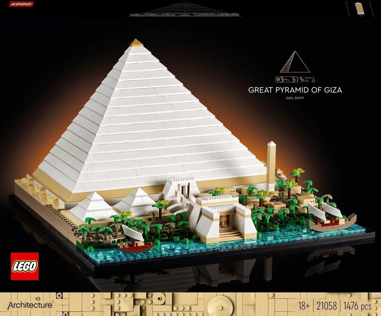 21058 LEGO® Architecture Giza suur püramiid hind ja info | Klotsid ja konstruktorid | kaup24.ee