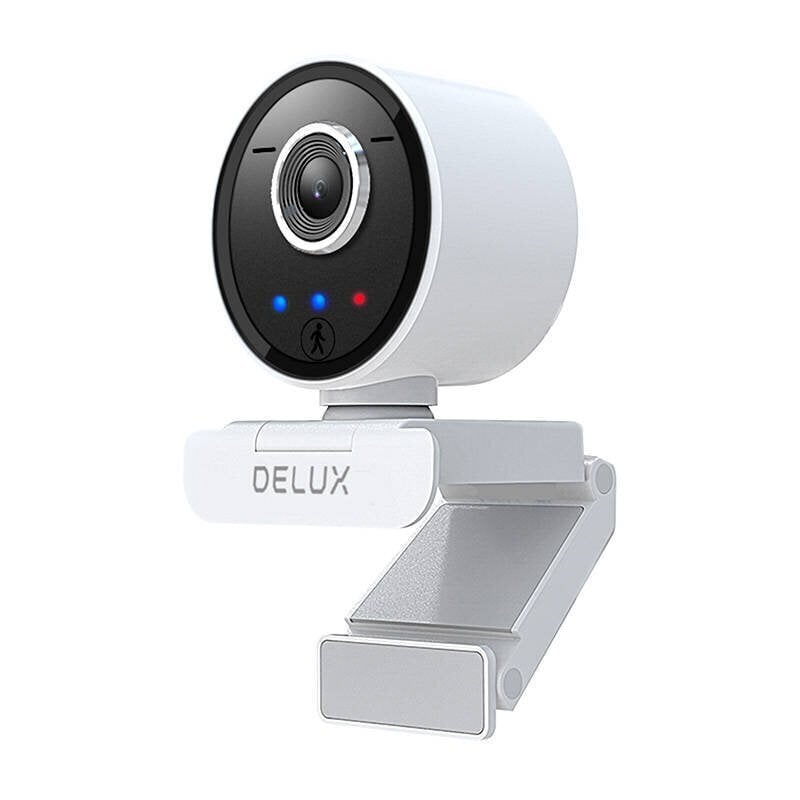 Veebikaamera Delux DC07 2MP 1920x1080p , white цена и информация | Arvuti (WEB) kaamerad | kaup24.ee