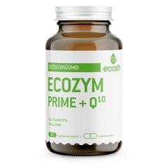 Ecosh Ecozym Prime Q10 seedeensüümid 90 kapslit цена и информация | Витамины, пищевые добавки, препараты для хорошего самочувствия | kaup24.ee
