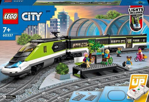 Скоростной пассажирский поезд 60337 LEGO® City Trains цена и информация | Конструкторы и кубики | kaup24.ee