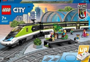 Скоростной пассажирский поезд 60337 LEGO® City Trains цена и информация | Конструкторы и кубики | kaup24.ee