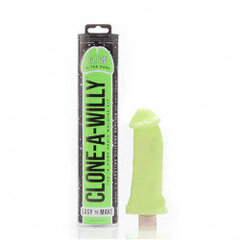 Kloon-willy-kit glow-in-the-dark roheline hind ja info | Sekslelude komplektid | kaup24.ee