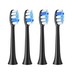 Fairywill P11/P80 toothbrush tips (black) цена и информация | Насадки для электрических зубных щеток | kaup24.ee