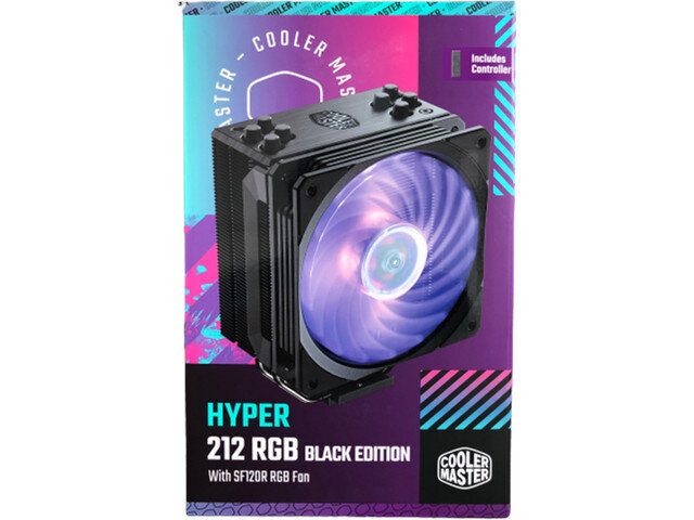 Cooler Master Hyper 212 RGB Black Edition RR-212S-20PC-R2 цена и информация | Protsessori jahutid | kaup24.ee
