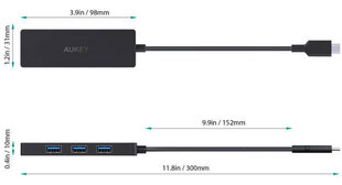 AUKEY CB-C64 hind ja info | USB jagajad, adapterid | kaup24.ee