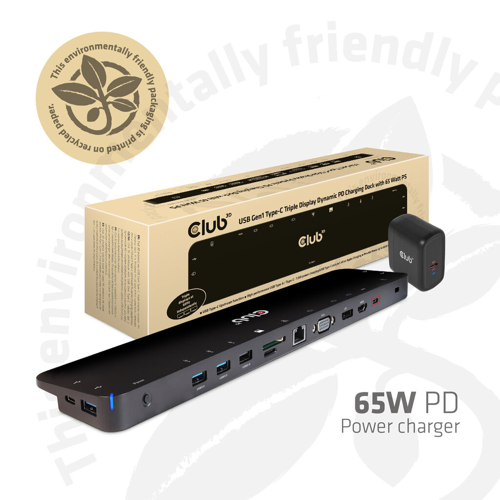 Club 3D CSV-1564W65 hind ja info | USB jagajad, adapterid | kaup24.ee