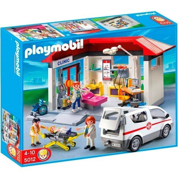 Playmobil Hädaabiautoga kliinik 5012 цена и информация | Klotsid ja konstruktorid | kaup24.ee