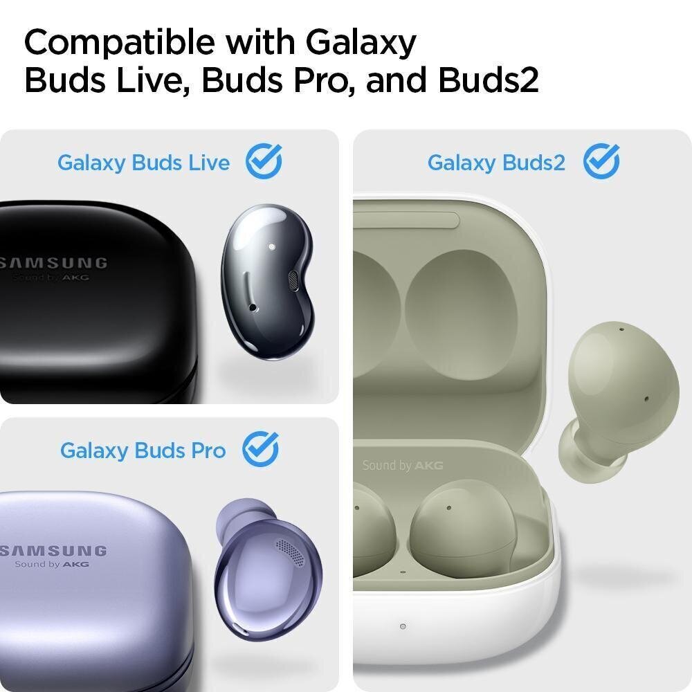 Spigen urban fit Galaxy buds 2 / live / pro hind ja info | Kõrvaklappide tarvikud | kaup24.ee